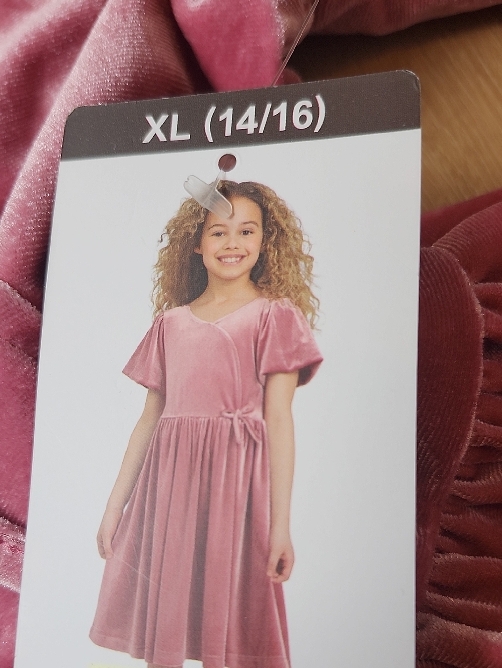 Lands' End Pink Valore Dress, Girls XL 14/16 - Picture 9 of 9